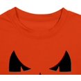 thumbnail image 3 of Chandails en Molleton Visage de Citrouille Halloween Femmes Mignon Pull Graphique Citrouille Décontracté Manches Longues Automne, 3 of 5