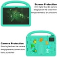 thumbnail image 5 of TECH CIRCLE Kids Case for Lenovo Tab M11 Android 13 Tablet 11" 2024, Cute Cartoon Case for Kids/Boys/Girls, with Kickstand & Handle & Pen Holder & Shoulder Strap, Protective Lightweight Case, Green, 5 of 9