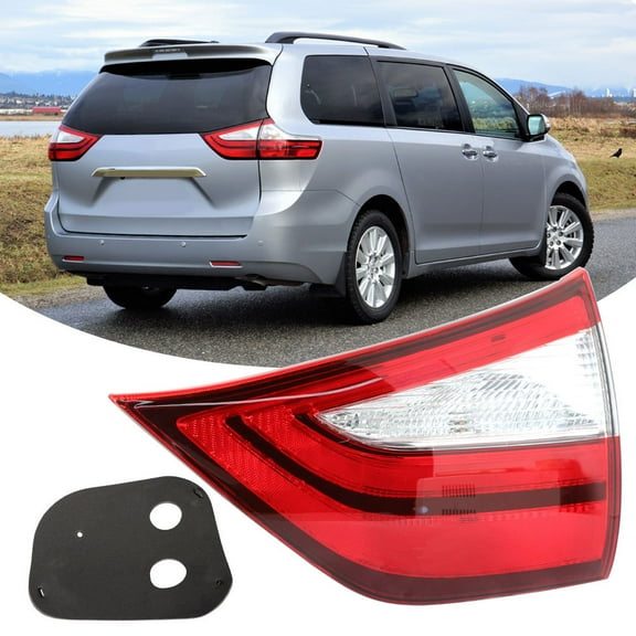 Genrics 1-Pack Rear Right Tail Light Brake Lamp Assembly Replacement for 2015-2020 Toyota Sienna Passenger Side Inner