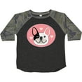 thumbnail image 3 of Inktastic French Bulldog Dog Girls Toddler T-Shirt, 3 of 5