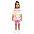 thumbnail image 5 of Care Bears Toddler Girls Graphic Tee and Biker Shorts Set, 2-Piece, Sizes 12M-5T, 5 of 7