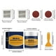 thumbnail image 3 of Kit de reparación de agujeros y parches para paredes, 8.5 oz de pasta blanca para reparar agujeros de pared con raspador, solución fácil para reparar agujeros de pared., 3 of 9
