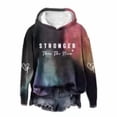 thumbnail image 2 of 2025 Halloween horror hooded sweatshirt for men Loose European and American new sweatshirt, 2 of 9