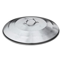 Trash Can Lid Compotible with 13-Gallon Round Fire Resistant Garbage Container Lid for Galvanized Steel Waste Bin