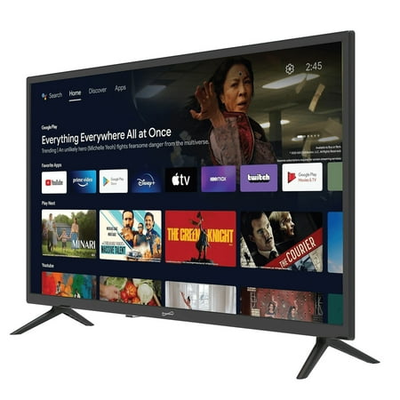 Supersonic Smart Google TV SC-3250GTV 32-inch FHD DLED TV with Google Assistant, ATSC/NTSC, HDMI, WiFi, USB Input, 1080p Resolution,16.7M Colors, 60Hz Refresh Rate, BLUETOOTH, Remote Control