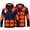 54 Blue, variant on guisaled Heated Jacket for Men Women wiht Hood Winter Windproof Heated Coat USB Charging 4 Heating Levels 21 Zones Heated Hoodies