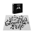 thumbnail image 3 of Ambesonne Inspirational Jigsaw Puzzle Durable Cardboard, Positive Life, 1000 pcs, Black and White, 3 of 5