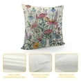 thumbnail image 4 of JRXY  Wildflower Floral Botanical Prints Pillow Covers Colorful Flower Leaves Watercolor Decorations Throw Pillow Cover, Wildflower Nursery Farmhouse Cushion Case for Couch Bed Soft Decor White, 4 of 5