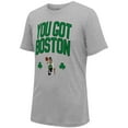 thumbnail image 2 of Men's Stadium Essentials Heather Gray Boston Celtics 18-Time NBA Finals Champions We Got 18 Banners T-Shirt, 2 of 5