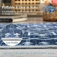thumbnail image 3 of Garvee Area Rugs 9'x12' Washable Rug Indoor Bedroom Geometric Rug Large Bohemian Farmhouse Rug Soft Foldable Rug, Blue, 3 of 7