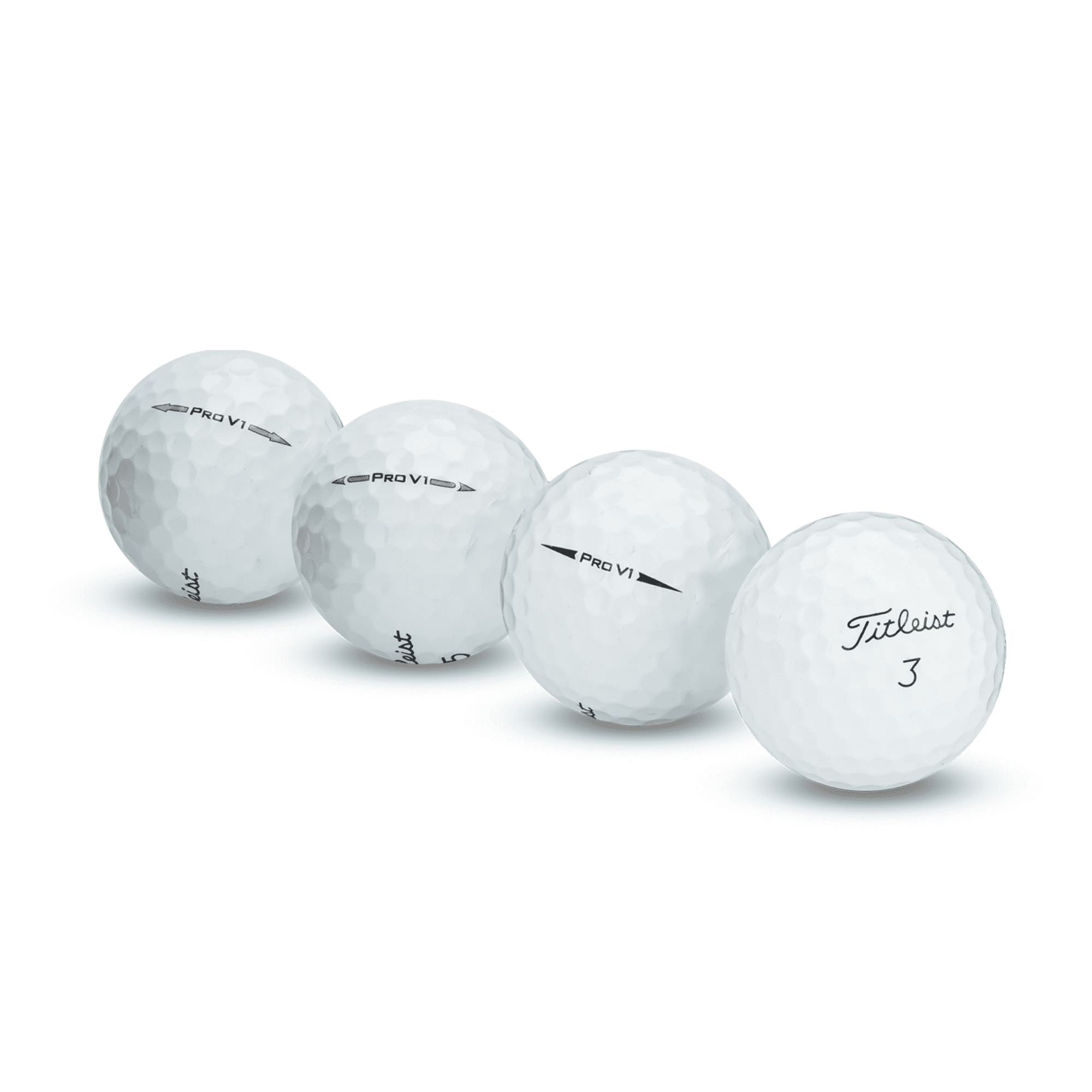 Golf Ball Nut – Pro V1 Recycled Golf Balls, 4A Near Mint Condition  – 24-Pack, White