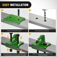 thumbnail image 5 of Nilight 2PCS Tractor Bucket Grab Hook 3/8'' Heavy Duty Drop Forged Steel Bolt On Zinc-Coated Cast Tow Max 15000 LBS Green, 5 of 9