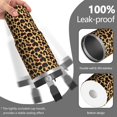 thumbnail image 2 of Leopard Print 30oz Handheld Travel Tumbler with Handle – Double Wall Stainless Steel Insulated Cup, Flip Straw Lid, Leak-Proof & BPA-Free for Hot and Cold Drinks – Durable Coffee & Juice Mug Black, 2 of 6