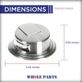 thumbnail image 2 of Whole Parts Range Burner Control Knob Part# 318905202 - Replacement & Compatible with Some Electrolux and Frigidaire Ranges, 2 of 6