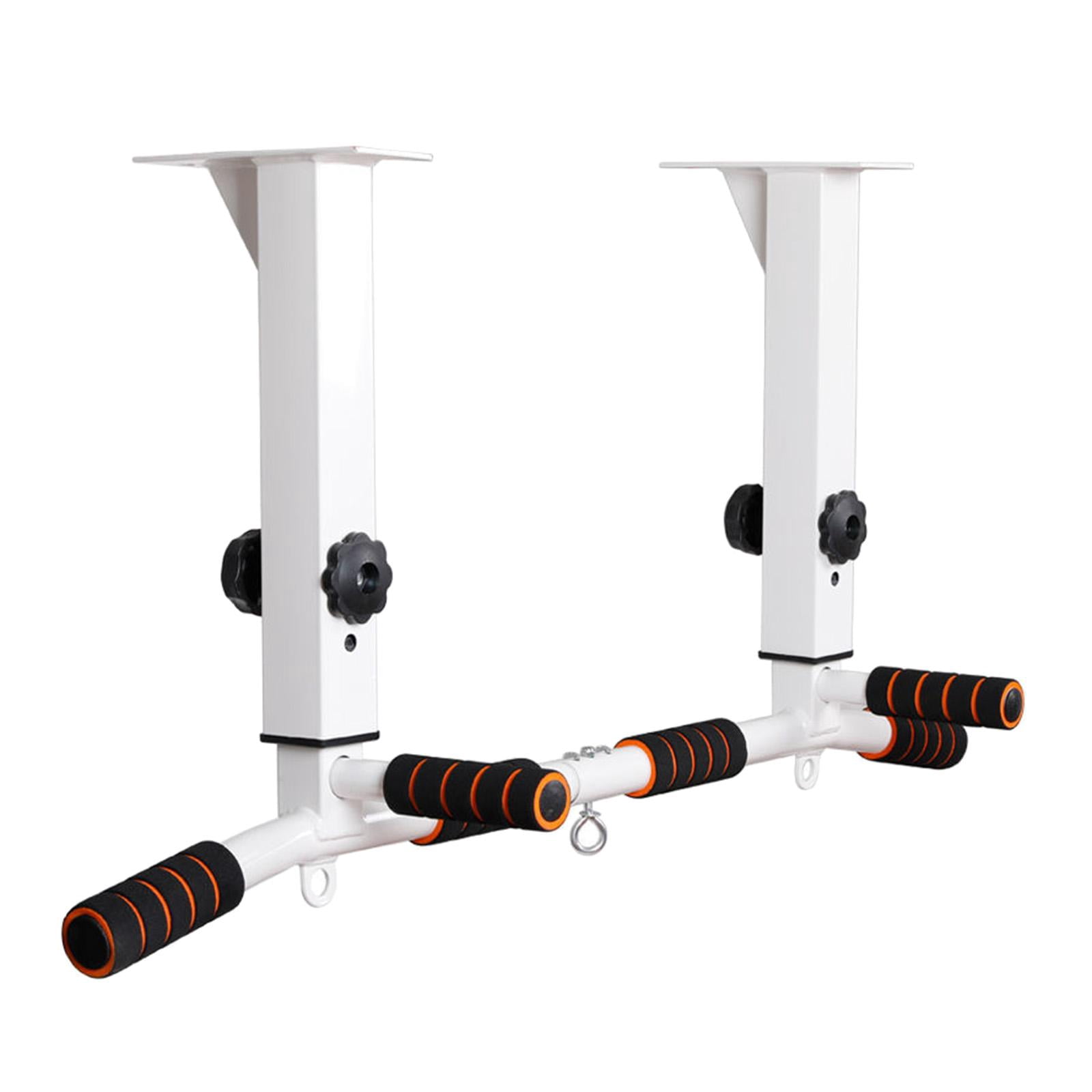 DimyFew Pull up Bar Wall Mounted Chin up Bar Easy to Install Portable Adjustable for Gym White Top Mount