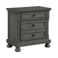 thumbnail image 5 of Jackson Modern Style 5PC Queen Bedroom Set Made with Wood & Rustic Gray Finish, 5 of 19