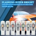 thumbnail image 2 of 1Pcs Ampoule Led T10 Lampe de Signalisation de Voiture Lumière de Jour Plaque Lumineuse Rouge, 2 of 9