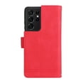 thumbnail image 6 of Feishell for Samsung Galaxy S21 Ultra 6.8 inch Zipper Wallet Case with Wrist Strap & Shoulder Strap,Premium PU Leather Magnetic Clasp Flip Holder Card Slots Crossbody Phone Case for Women Men,Red, 6 of 18