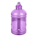 thumbnail image 3 of 1/2 Gallon BPA FREE Reusable Plastic Drinking Water Bottle w/ Stainless Steel Cap - 64 oz. - Purple, 3 of 7