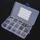 thumbnail image 3 of Juego de clips E de 300 piezas Kit surtido de anillos de retención tipo E de acero inoxidable M1.2 ~ M15 VoborMX herramienta, 3 of 8