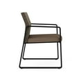 thumbnail image 4 of Lesro Gansett Steel and Fabric Waiting Room Guest Chair in Black/Peppercorn/Castillo Quarry, 4 of 5