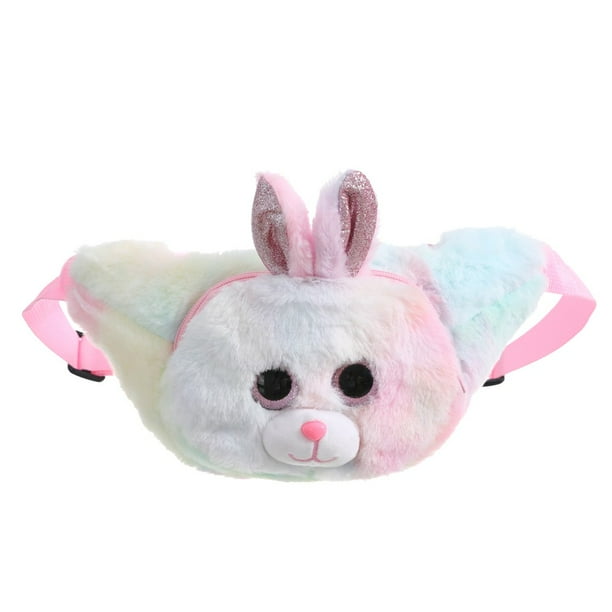 Gifts for Christmas Bidobibo Plush Fuzzy Fanny Pack Waist Bag Cute Bum Bag for Kids Girls