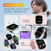 SKMEI Smart Watch for Men Women, 1.69 Smartwatch (Answer/Make Call), IP67 Waterproof Activity Trackers for iOS Android,Pink