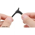 thumbnail image 4 of Eyeglass Ear Grip Hooks - 8 Pair - 4x Black, 2x Brown, 2x White Transparent - The Earpiece Covers Allow a Perfect Fit and Prevent Your Glasses from Slipping Off - with Diamond Shield Cloth and Pack, 4 of 5