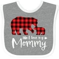 thumbnail image 3 of Inktastic I Love My Mommy Boys or Girls Baby Bib, 3 of 4