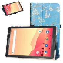 Labanema Vankyo MatrixPad S20 10 inch Tablet /Yuntab D107 Case, PU Leather Folio Stand Protective Case, Cover for Vankyo MatrixPad S20 10 inch Tablet /Yuntab D107 (Apricot Flower)