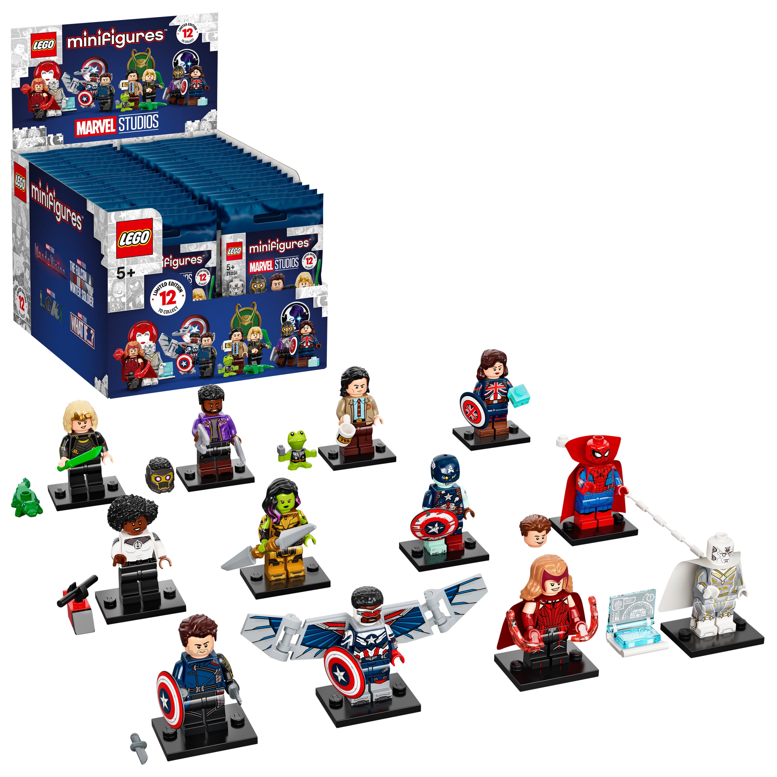 Lego Marvel Avengers Minifigures Display Case Picture Frame mini figures 