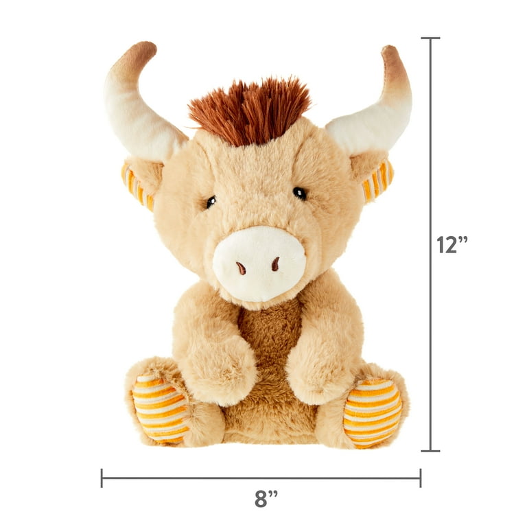 Spark Create Imagine Plush Bull 9-inch Soft Cuddly Toy for