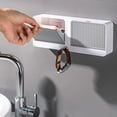 thumbnail image 1 of Bathroom Laundry Soap Box Dormitory Soap Box Wall-Mounted Double-Compartment Drainable Soap Box With Renovate Lid No Drilling Required, 1 of 6