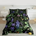 thumbnail image 2 of Manfei Purple Lavender Bedding Comforter Set,Rustic Flower Floral Twin Comforter Sets,Natural Botanical Theme Bedding Set For Girls Boys,Super Cozy Room Decor Reversible,2-Piece, 2 of 8