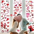 thumbnail image 2 of Decoraciones para el día de San Valentín, 103 piezas, calcomanías para ventanas de San Valentín, calcomanías para ventanas de doble cara, decoración navideña, 2 of 7
