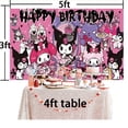 thumbnail image 5 of Kuromi Banner Poster Wall Decor Birthday Backdrop Background Party Supplies Taspestry, 5 of 5