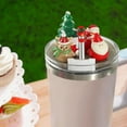 thumbnail image 3 of Large Diameter Snowman Old Man Soft Plug Three Cover for Festive Party Cups and Mugs, 3 of 6