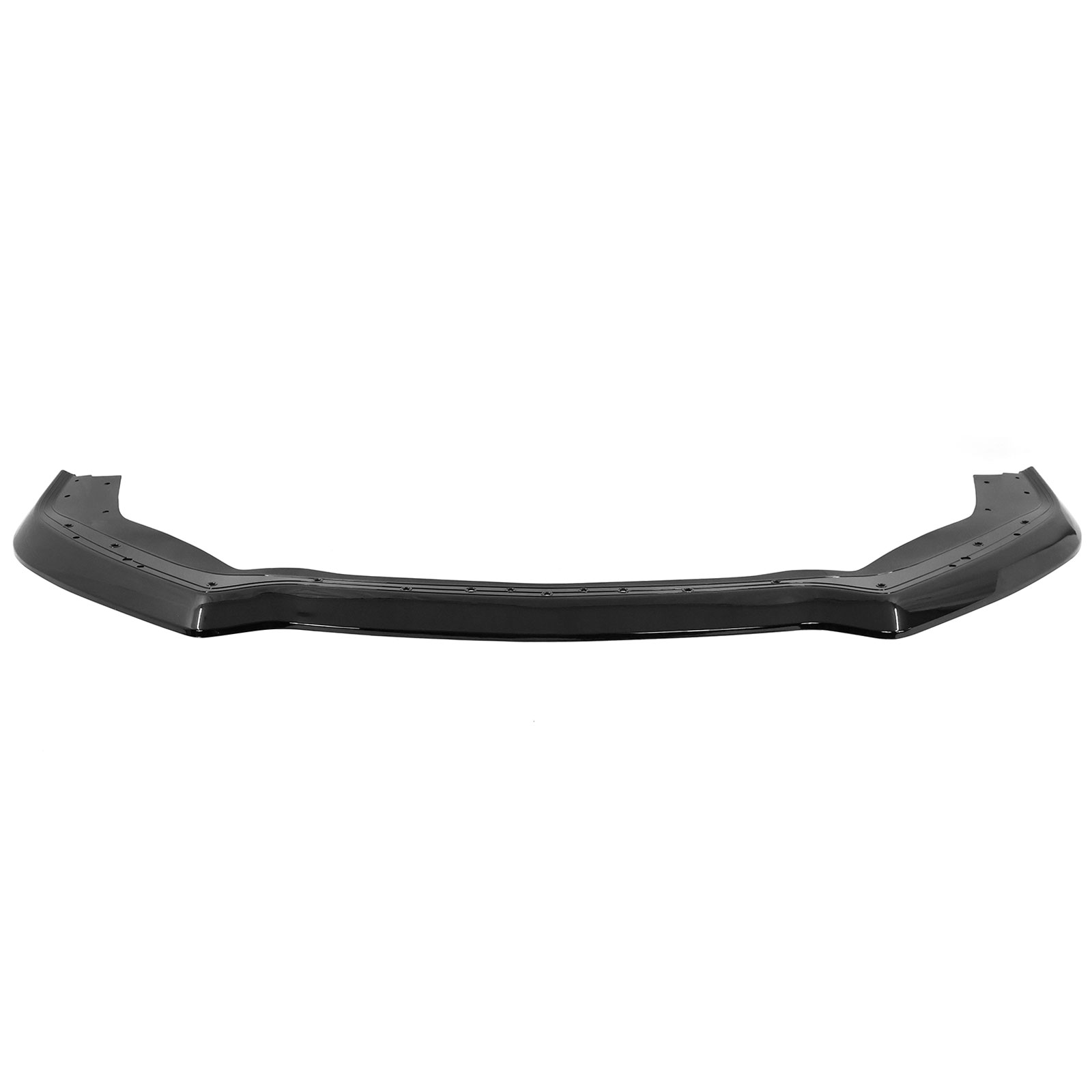 Ikon Motorsports Front Bumper Lip Compatible With 2021-2023 Ford Mustang Mach 1, Gloss Black PP Polypropylene Handling Package Style Front Lower Chin Lip Splitter Protector