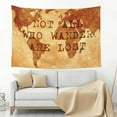 thumbnail image 3 of Junzan Not All Those Who Wander Are Lost2 for Tapestry - Home DéCor Tapestry Cute & Funny Tapestry Wall Hanging Party Poster Tapestry for Bedroom Living Room Dorm Wall 60×40in, 3 of 8