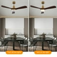 thumbnail image 4 of 48 inch 3 Colors LED Ceiling Fan Light W/ Remote Control Fan Light Timer 40W, 4 of 22