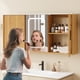 thumbnail image 1 of Bathroom Mirror Cabinet Wall Medicine Cabinet with 3-Color Dimmable Bathroom LED Mirror Medicine Cabinet Over The Toilet Storage Cabinet for Bathroom Kitchen Laundry Room, 1 of 11