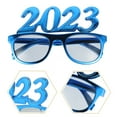 thumbnail image 2 of Shisuyan Simple Design Party Decor Eyeglasses Props Blue 1 Pair 5.5x5.1x3.4in, 2 of 8
