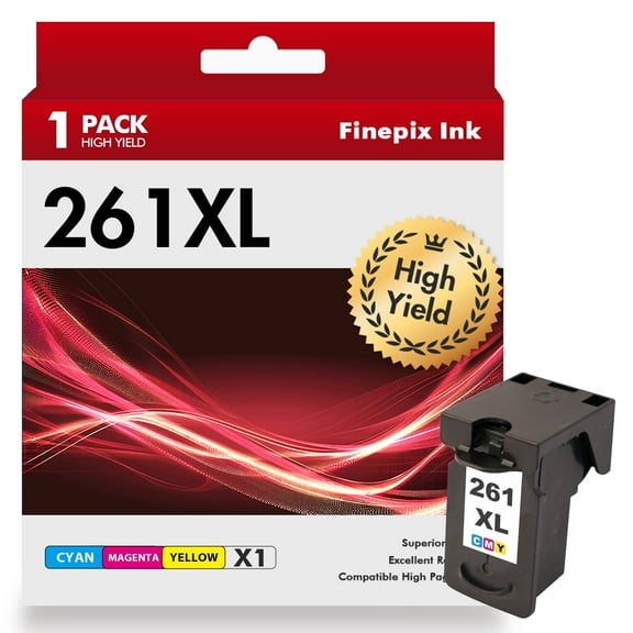 261XL Ink Cartridge Compatible for Canon 261 CL-261XL for PIXMA TS6420 TS5320 TR7020 TR7022 TS5300 Printer (1 Pack Tri-color)