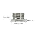 thumbnail image 2 of Micrófono Soporte Adaptador 3/8 Hembra a 5/8 Macho Cobre Micrófono Tornillo Adaptador para Micrófono Trípode Soporte Plata, 2 of 6
