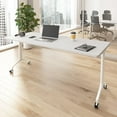 thumbnail image 2 of Synergy 72-inch Rectangle Modular Conference Table in White - Engineered Wood, 2 of 8