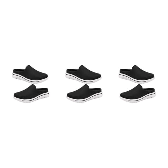 Sonducket 1 par de toboganes de cubierta de malla de estilo informal portátil para mujer, zapatillas de fiesta para niñas, sandalias con suela Type1 NO1