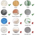thumbnail image 2 of 4 piezas de ganchos para toallas autoadhesivos, ganchos redondos, ganchos de pared, ganchos para toallas de baño y cocina de acero inoxidable, no requiere perforación, 2 of 5