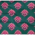 thumbnail image 4 of oneOone Organic Cotton Poplin Twill Fabric Floral Block Printed Craft Fabric BTY 42 Inch Wide, 4 of 4