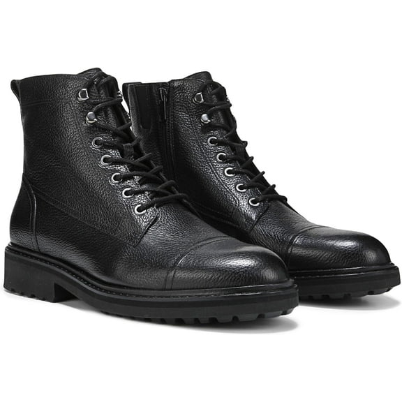 Vionic Men's Livermore Lace Up Ankle Boot Black Leather 8.5M