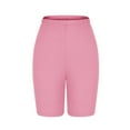 thumbnail image 4 of nerohusy Women Seamless Scrunch Workout Shorts Biker Shorts for Women High Waisted Workout Gym Running Shorts Womens Buttery Soft Yoga Pants Pink,XL, 4 of 5